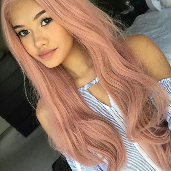 24inch PINK BODY WAVYLACE FRONT WIGNEW